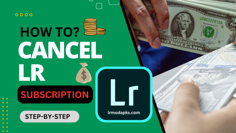 cancel lightroom subscription